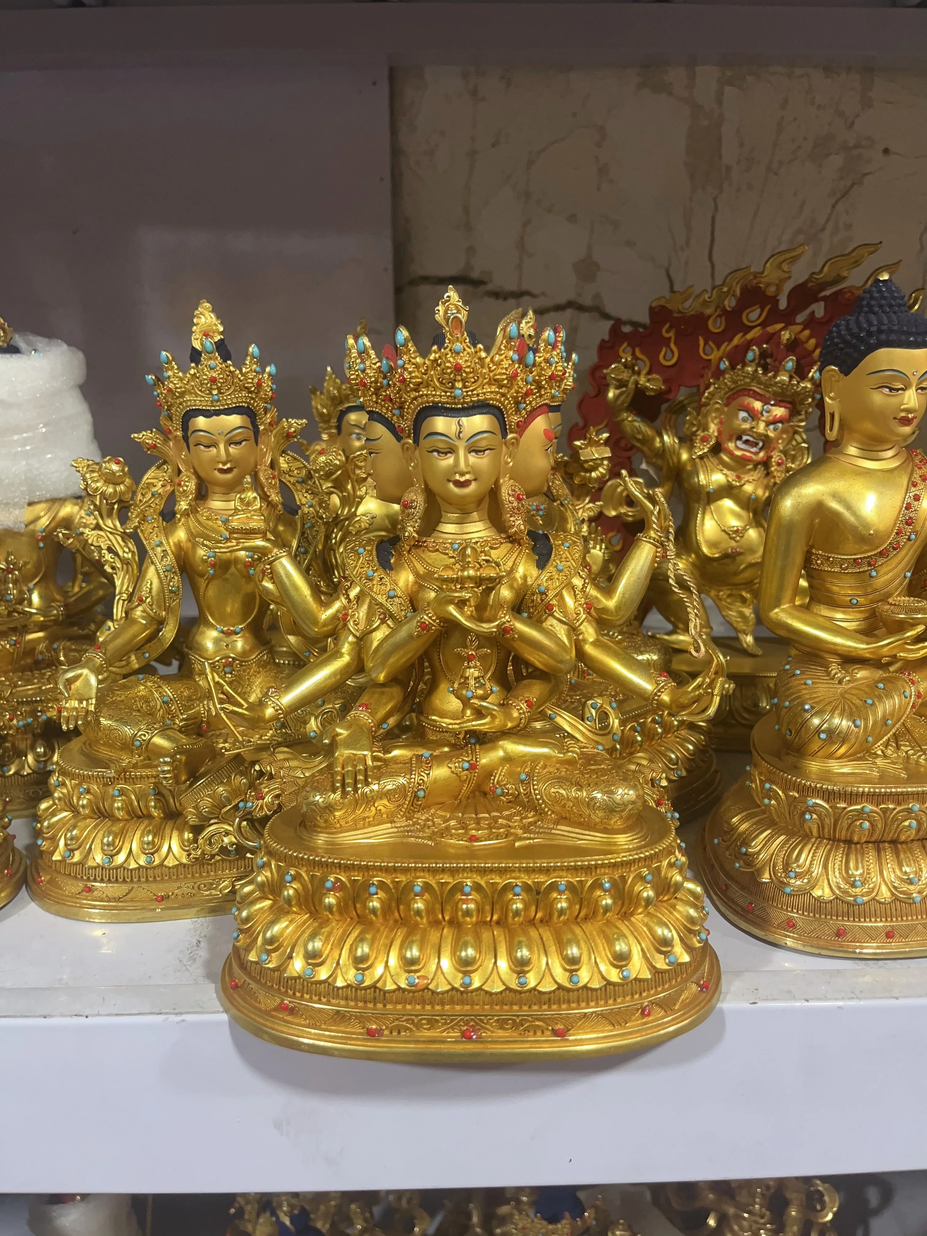 Special Link  of two buddha statues # Amitabha and Namgyalma figure of the Buddha