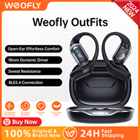 Weofly OutFits Wireless Ear Hook Earphone Bluetooth 5.4 Open-ear Headphone Noise Cancell 30H Endurance Sport Earbuds