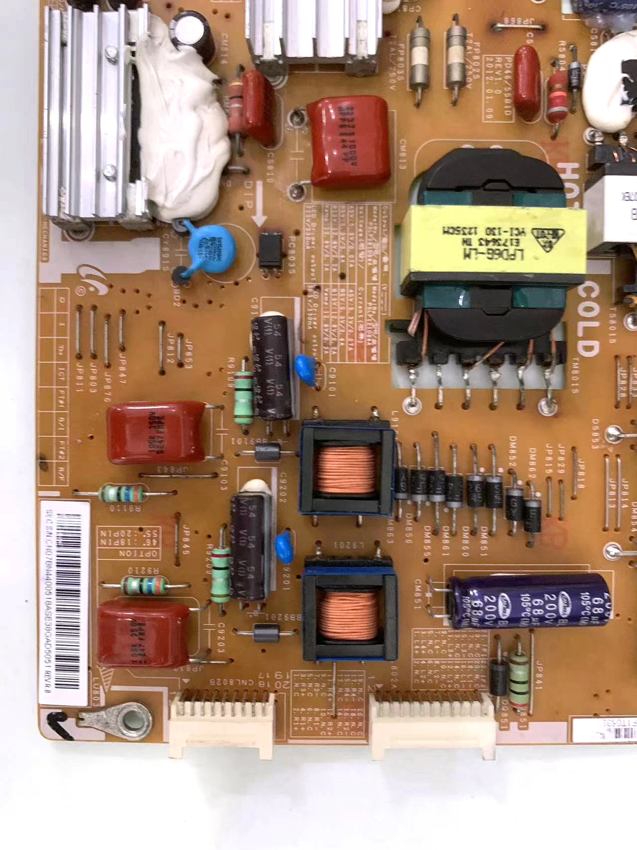 BN44-00518A = BN44-00518B = BN44-00518E PD46B1DC-CSM Power Board is for UE37ES6300 UE37ES6307 UE40ES6140 UA40ES6200 UE46ES6300