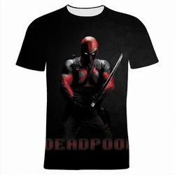 Deadpool Assistant Classic Print Sports T-Shirt For Kids And Adults Summer Street Fashion Short Sleeve T-Shirt Novelty