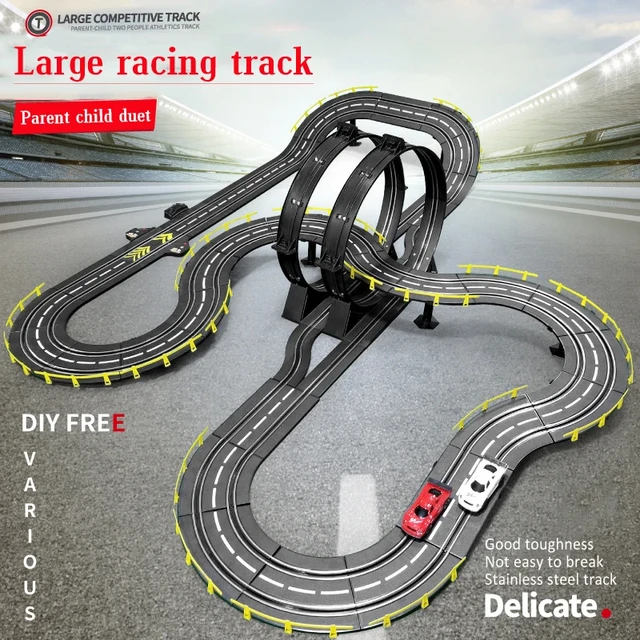 Electric car race track toy on sale