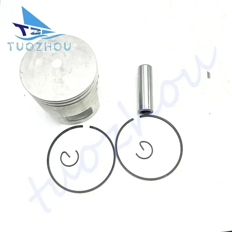 

66T-11635-00 Комплект поршней (0,25 мм Внешний диаметр) для подвесного мотора Yamaha 2-тактный E40/40X 40 л.с. +0,25 мм 66T-11635 Диаметр: 40,25 мм