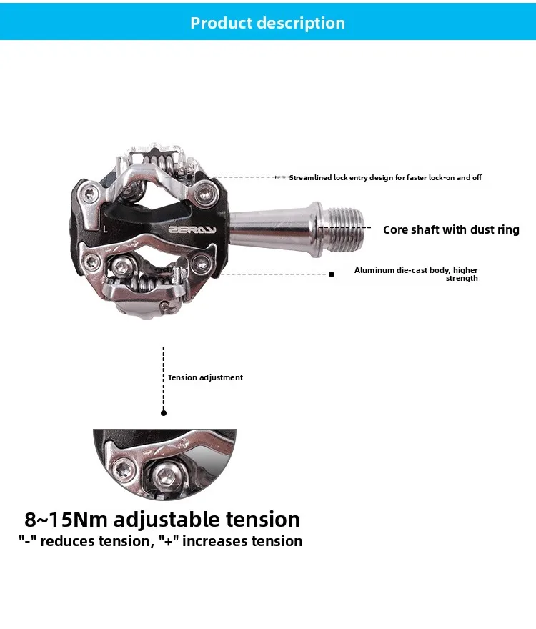 

Сверхлегкая велосипедная педаль из углеродного волокна, самовысывающаяся дорожная велосипедная подставка для ног для горного велосипеда двойного назначения ZP0 LOOK Keo ible