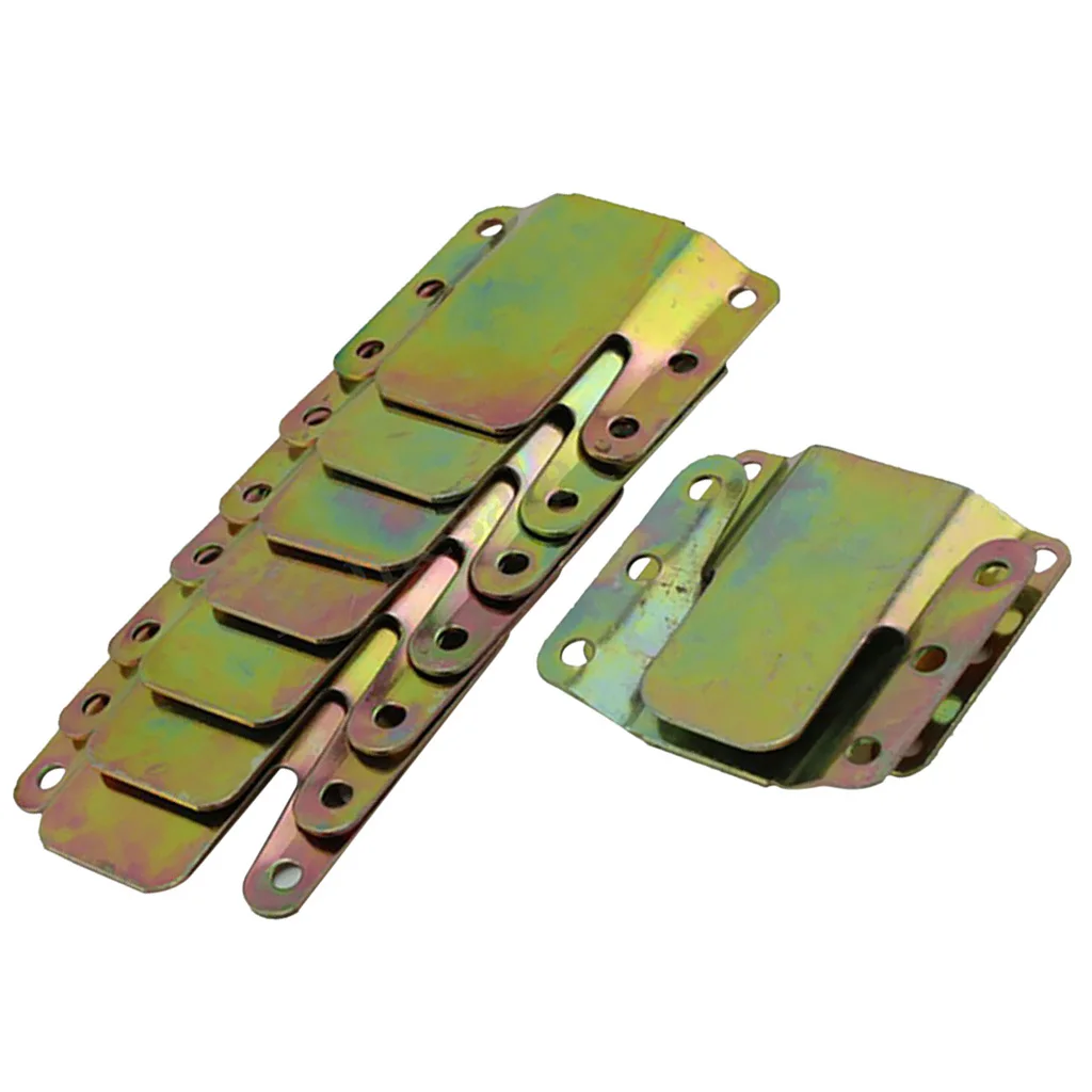 Sofa Interlocking Connector Metal Furniture Install Mechanism Hardware Fitting Durable Bolt and Plate for Living Room Furniture