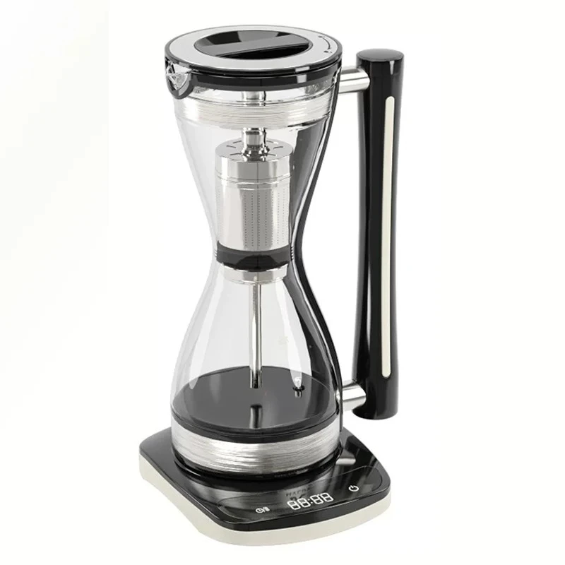 220V Electric Siphon Pot for Home Use Hand Brewed Coffee Pot with Heating Base Office Coffee Machine