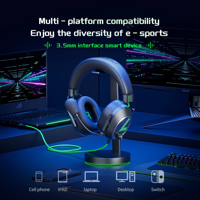PLEXTONE G810 رائجة البيع سماعة ألعاب الكمبيوتر مع ميكروفون سلكي أسترو سماعة الألعاب دعم للهاتف المحمول ولوحة الكمبيوتر #5