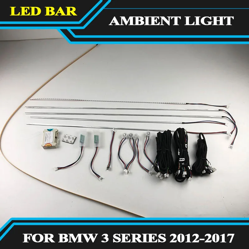 

LED bar Fit For Bmw 3 series F30 f31 GT 4 Series 2013-2018 F32 F33 F34 F36 Ambient Light Decorative Atmosphere through central