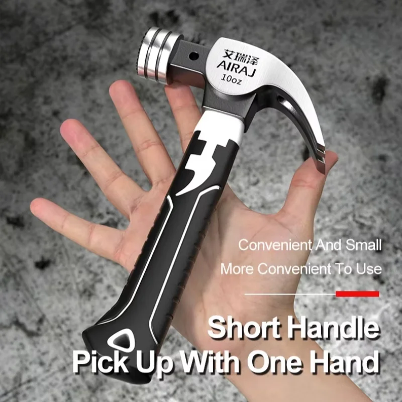 Mini Claw Hammer Head Fitter Multi Functional Integrated Nail Hammer Octagonal Hammer Claw Hammer Special For Woodworking