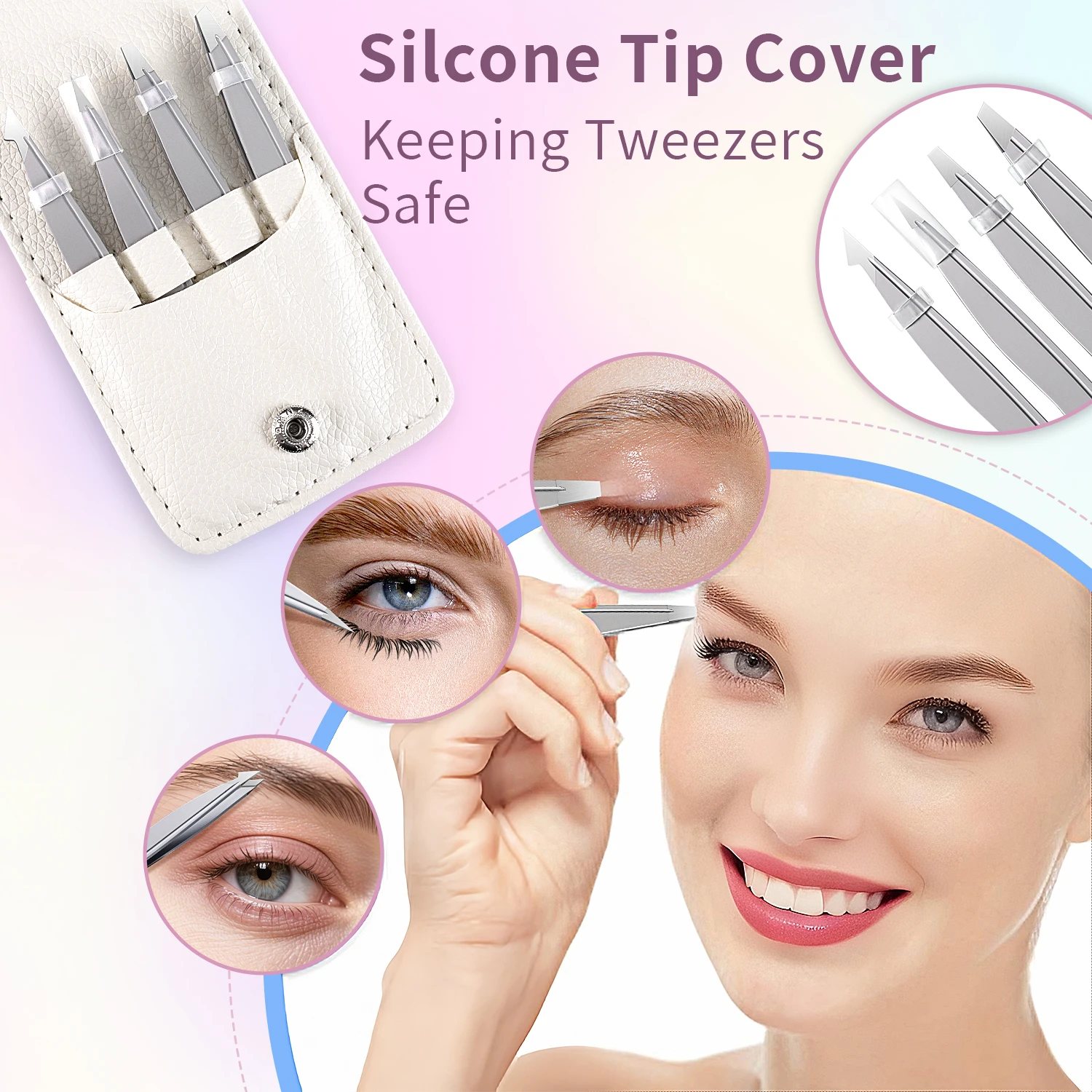 Conjunto de 4 Pinças de Sobran - Makeup Beauty Set avaliação e preço