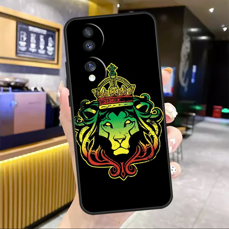 حافظة الأسد الراستافاري لهاتف Honor Magic 7 Lite 5 6 Pro لهاتف Honor 200 400 50 70 90 X9 X8a X8b X9a X9b X9c