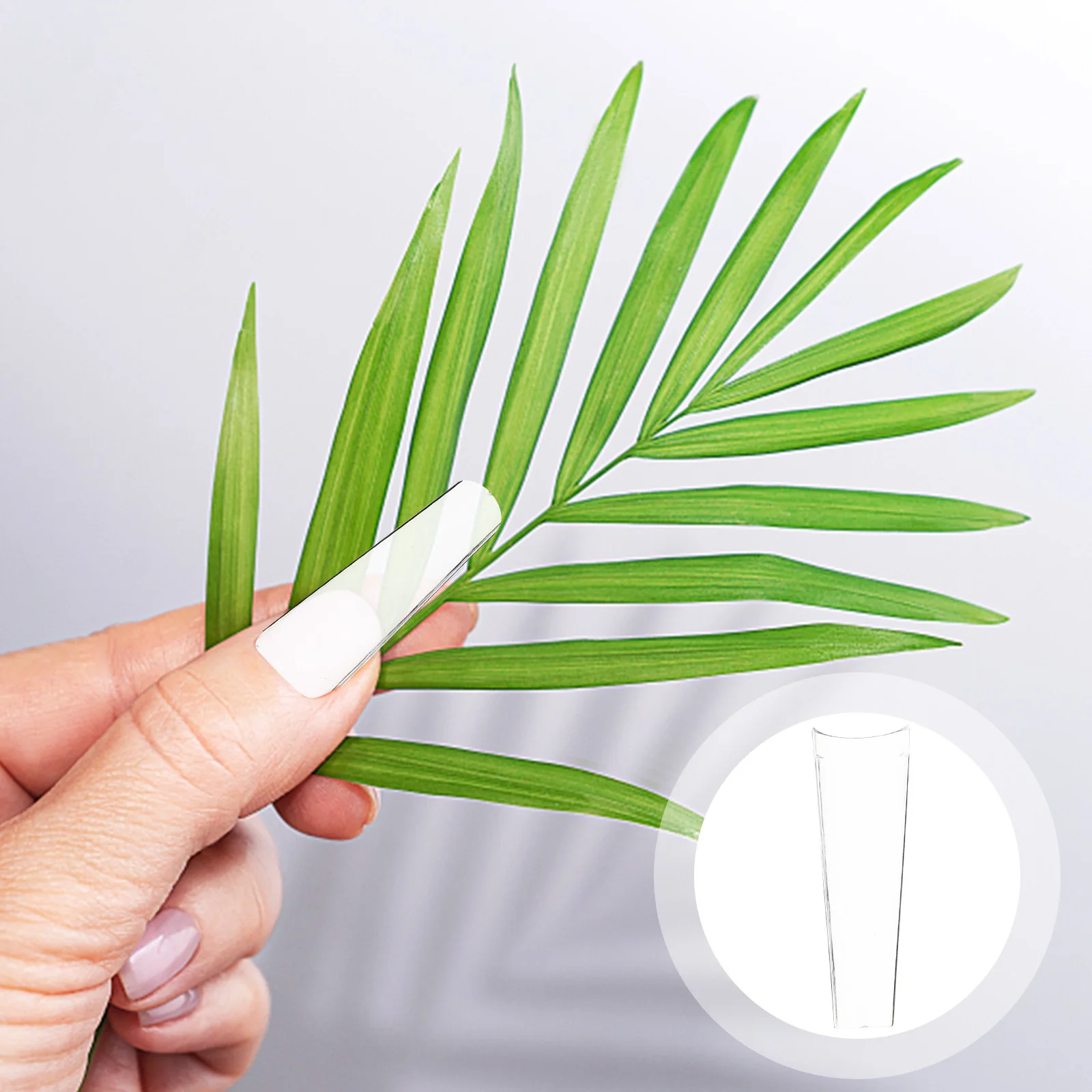 

504Pcs French Style Fake Nail Tips ABS Strong Full Cover Easy Apply DIY Manicure Supplies Nail Tips Artificial Fingernails