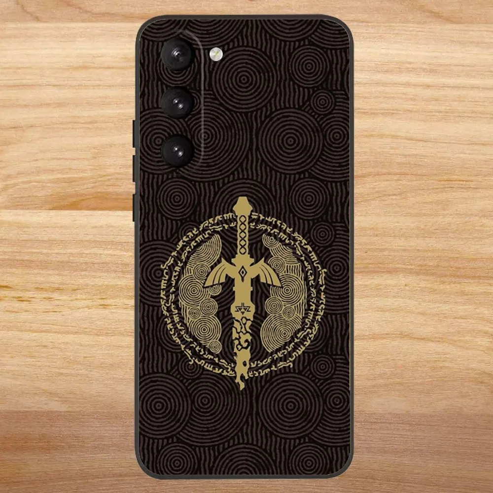 Gra Etui na telefon L-Legend of Z-Zeldas do Samsung S23,23,22,30,21,10,9, Note20 Ultra,Lite, Ultra,5G, Plus,FE, czarne miękkie etui