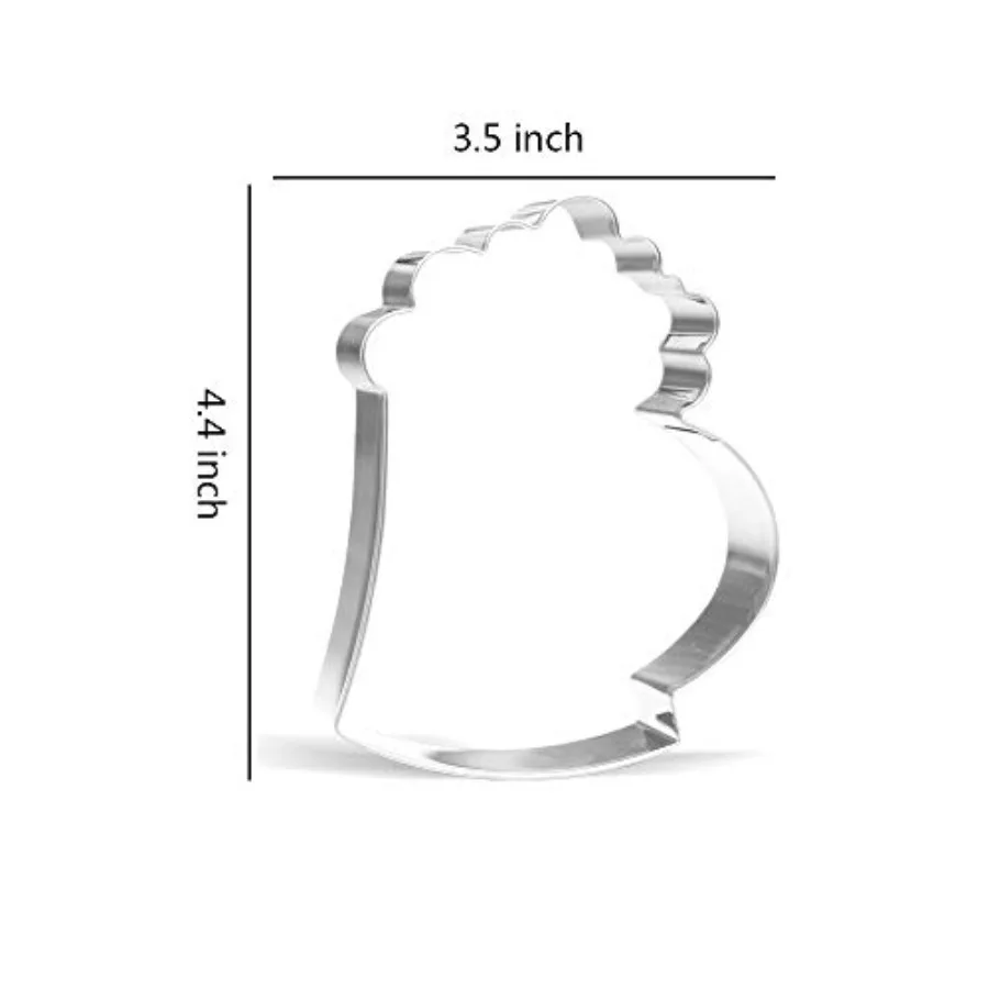 4,4 ih Bierkrug Ce Cutters – Edelstahl