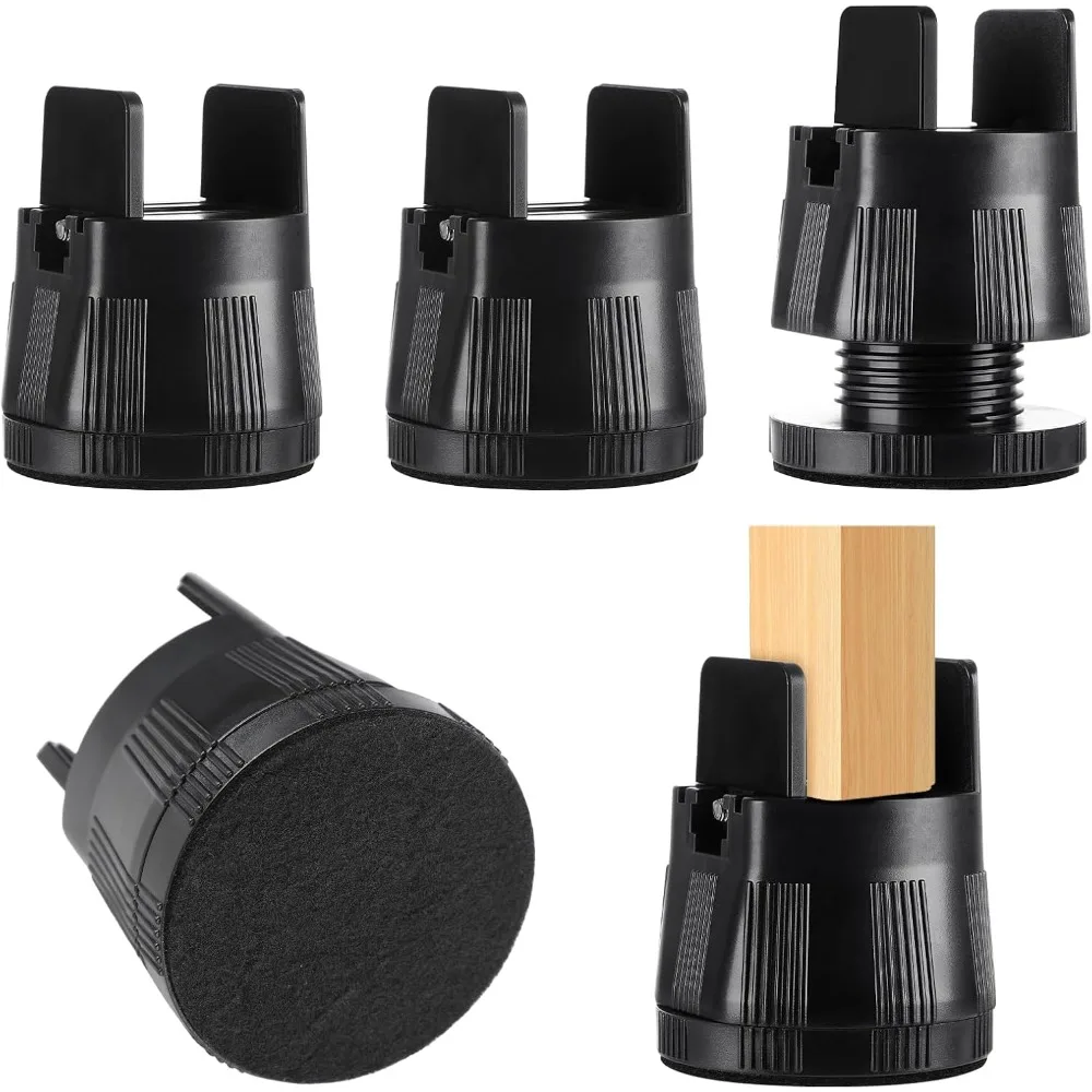 

Сверхмощные стойки для кроватей, регулируемые мебельные стойки, высота подъема 2,36-3,15 опоры 1000 фунтов — для хранения под кроватью, Colle