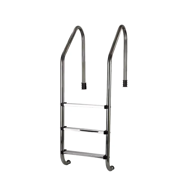 3-Step Stainless Steel Outdoor Swimming Pool Ladder 1.0mm Rod Manual Water Pump Tank Variable Frequency Drive Ideas for Teen Boy