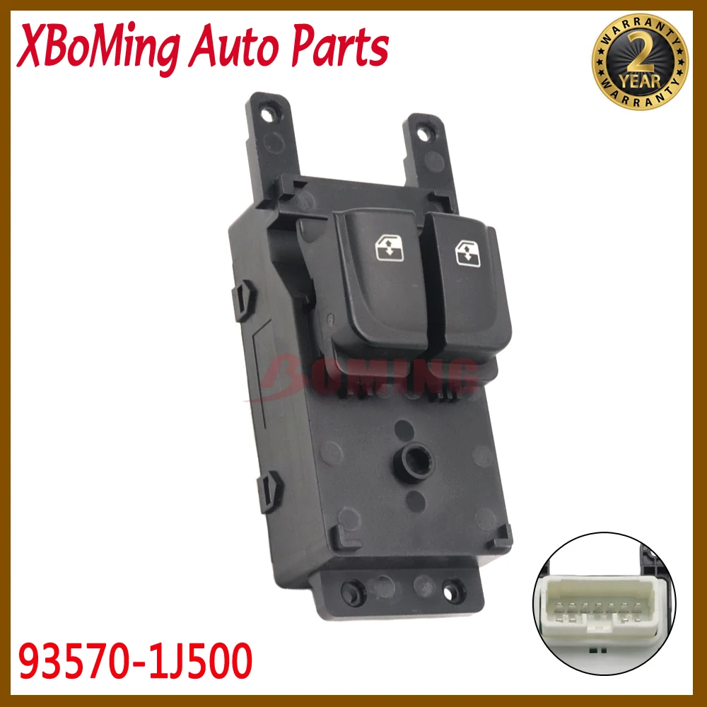 93570-1J500 Car Power Window Switch Control Switches For Hyundai i20 i800 2007-2015 93580-1J002 93580-1J102 93580-1J000