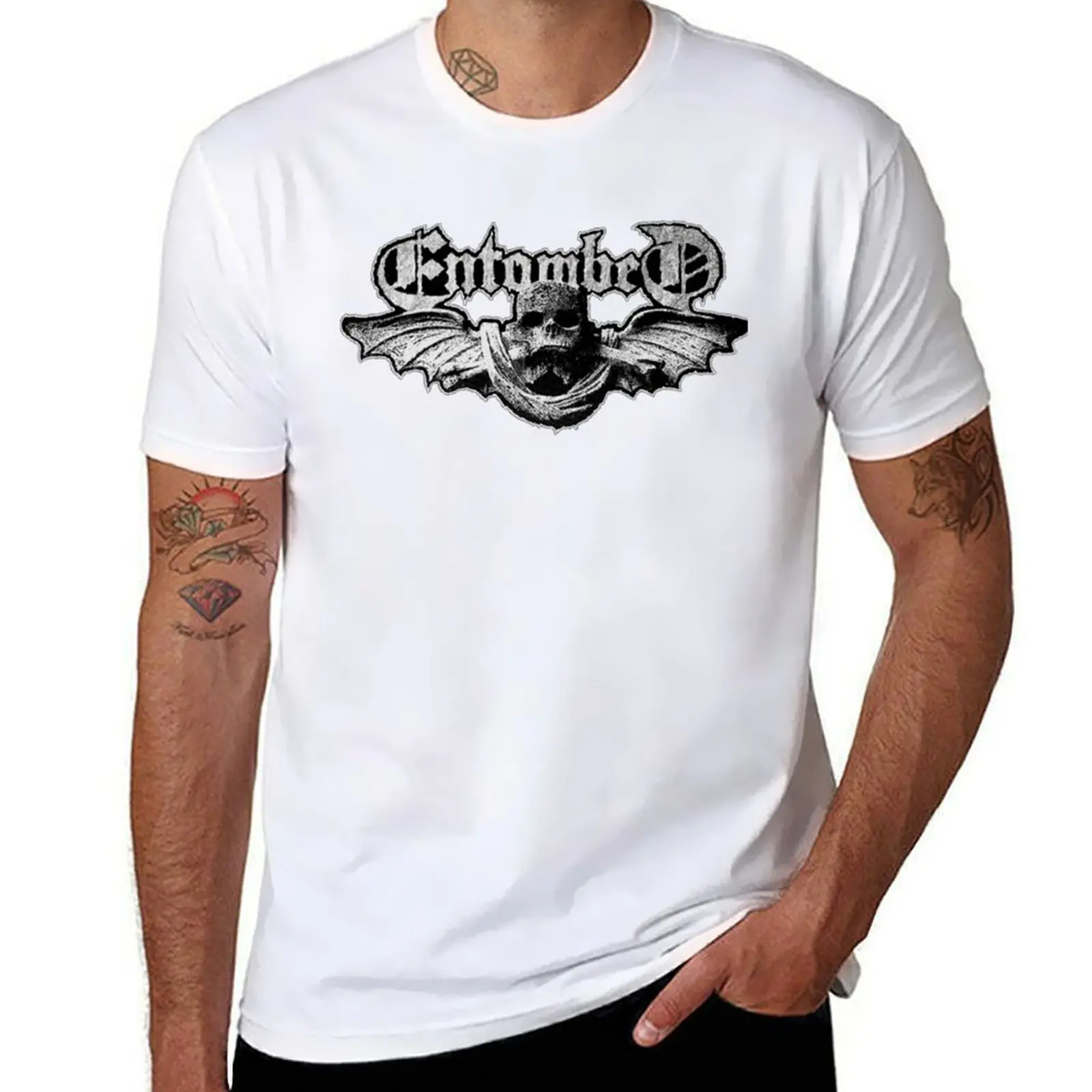 

entombed essential T-Shirt man t shirts for men t shirts cotton 100% T-Shirt