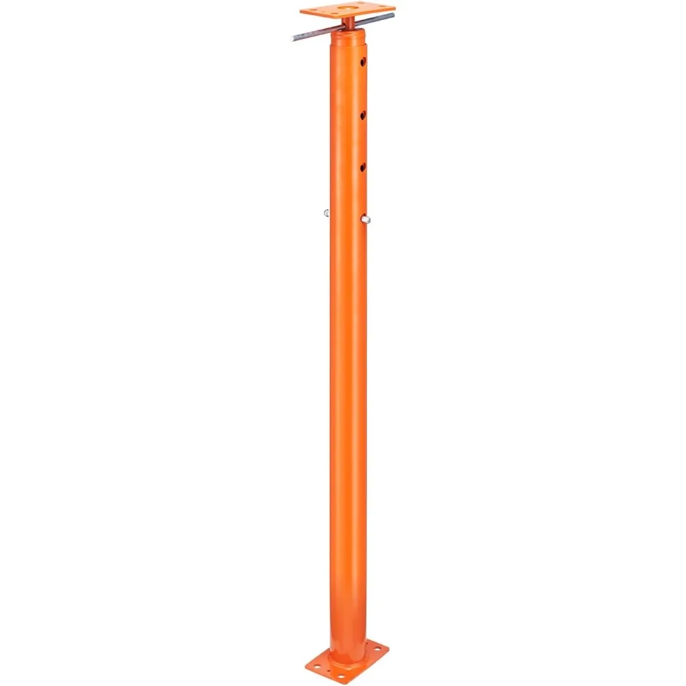 مقبس أرضي VEVOR قابل للتعديل لدعم الطابق السفلي، سعة 18000 رطل، نطاق الارتفاع 53-93 بوصة