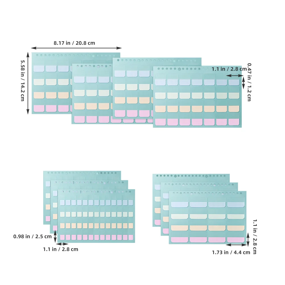 316 قطعة علامات تبويب الكتب تسمية ملصق ملاحظات علامات التبويب ملاحظة ملونة للكتب شرح قراءة دراسة مكتب المدرسة استخدام صفحة أعلام لاصقة #5