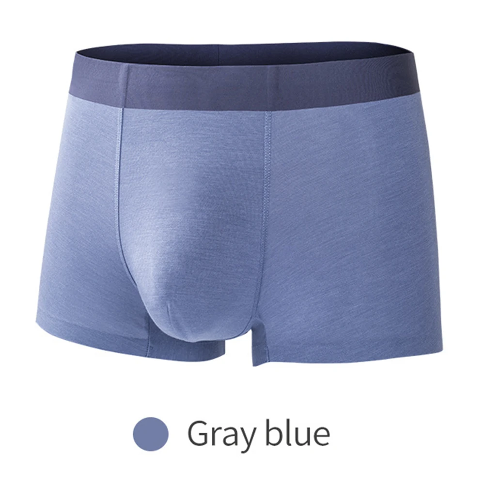 

Men Cotton Soft Quick Dry Breathable Pouch Underwear Daily Intimate Underpants Panties Boxer Shorts Sexy Thin Flat Corner Pantie