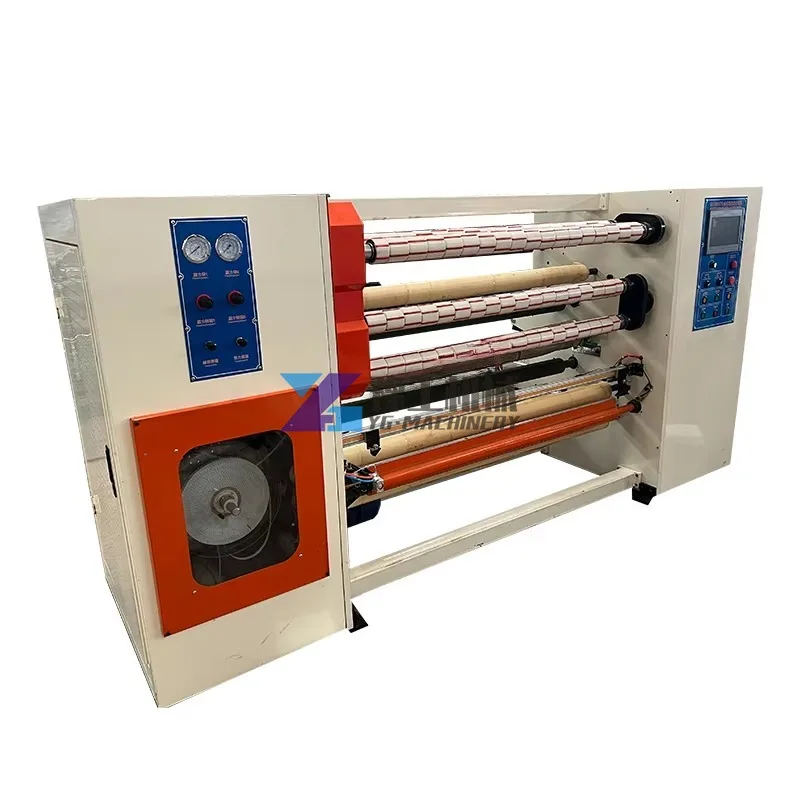 High Speed Automatic Bopp Jumbo Roll Tape Slitting Rewinding Machine Adhesive Tape Slitter Rewinder Tape Making Machine