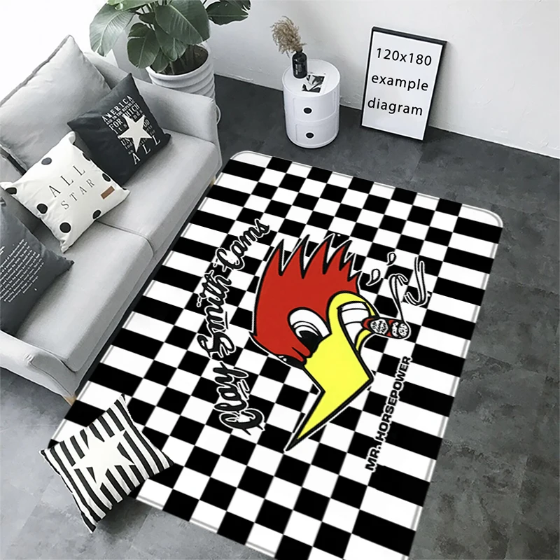 Room Rugs Mr. Horsepower Foot Carpets Clay Smith Clan Doormat Bath Rug Soft Floor Mats Anti Slip Mat Home Kitchen Hallway Decor