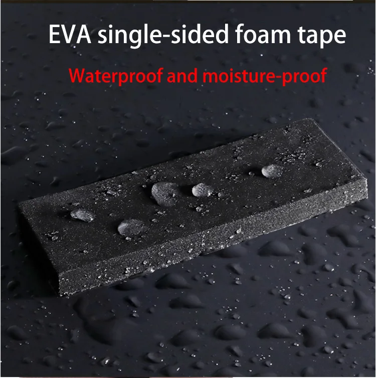 EVA-Schaumstoff Einseitiges Klebeband Stoßdämpfende Auto-Schaumstoffmatte Schalldämmung Puffer Anti-Kollisions-Dichtungsstreifen 10-50MM – Detail 3