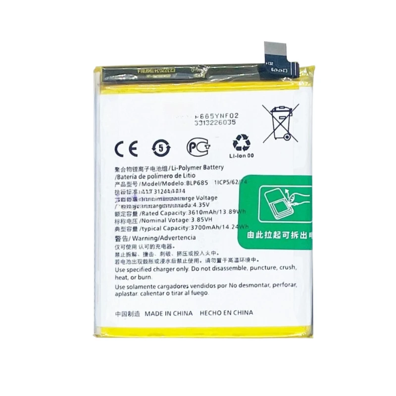 New Replacement Mobile Phone Battery 3.85V 3700mAh BLP685 for OnePlus 6T OnePlus 7 A6010