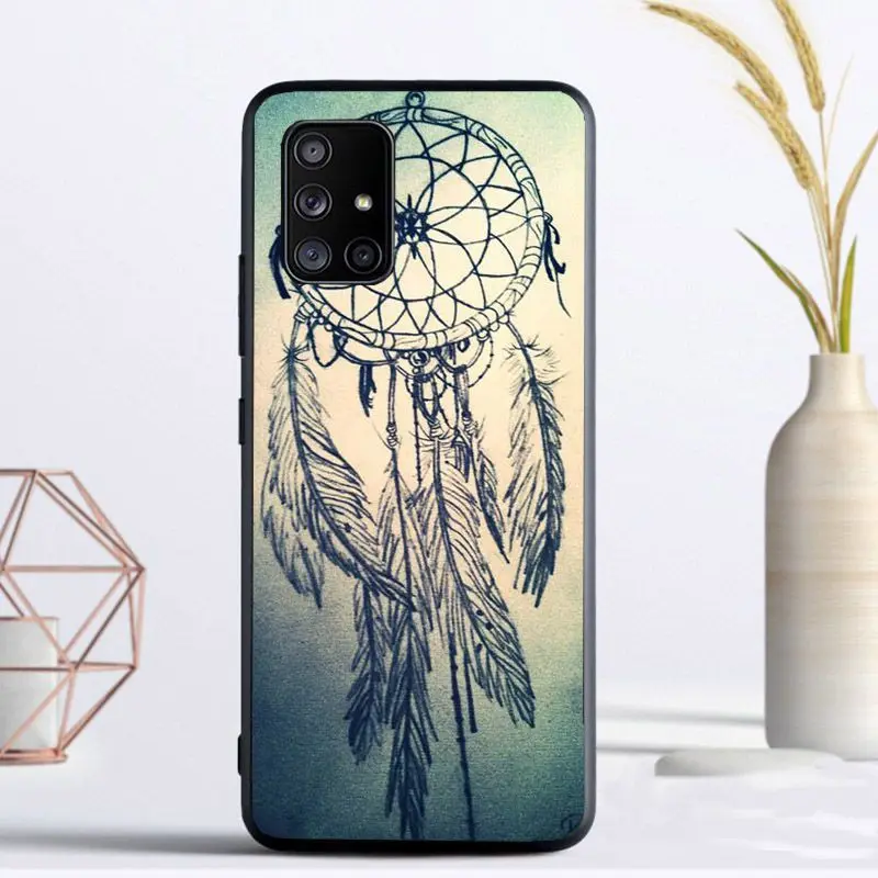 dream catcher feathers Cover For Samsung Galaxy A55 A54 5G A24 A52 A23 A13 A53 A32 A22 A34 A41 A42 A33 A20E A40 A51 A21S Cases