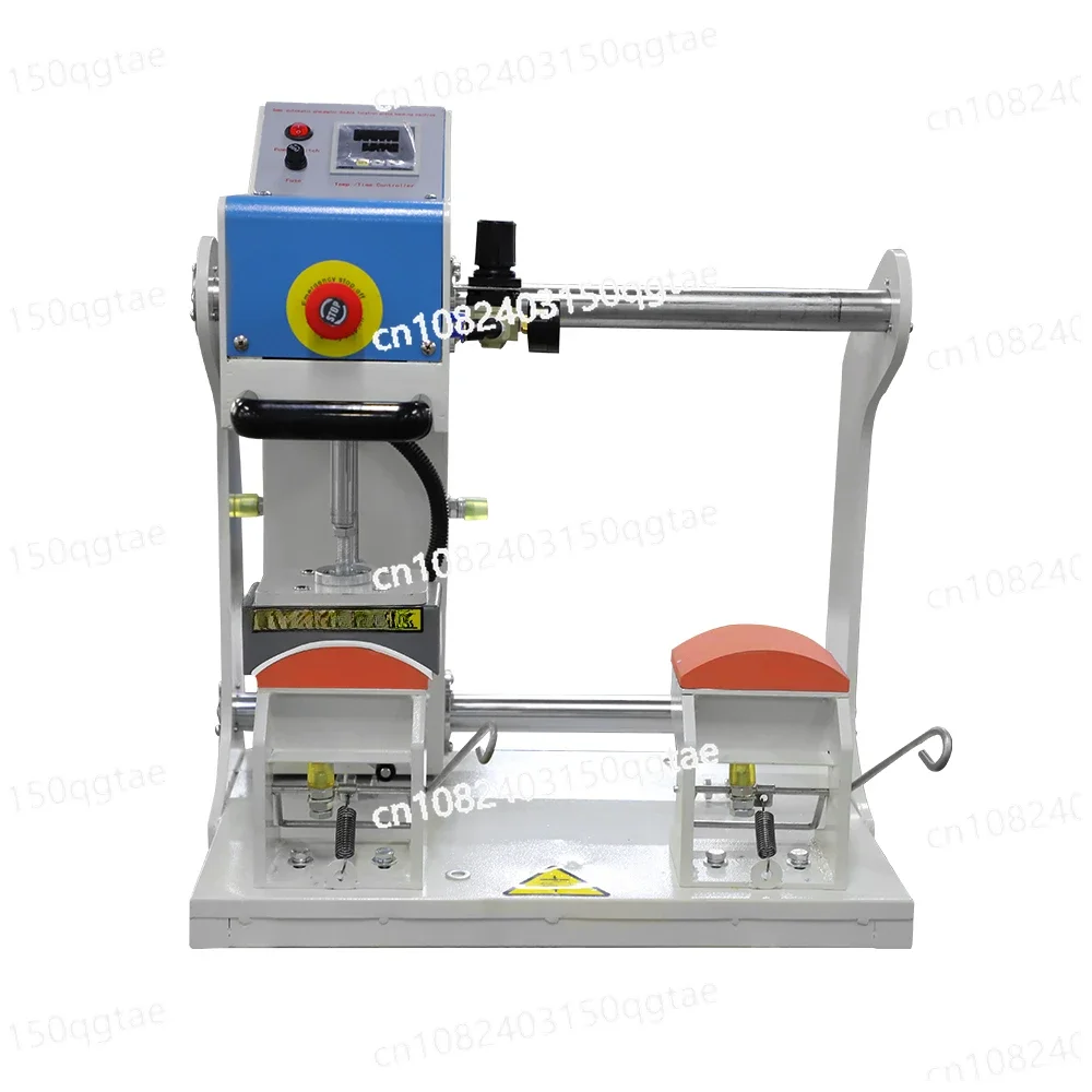 Pneumatic Upper Sliding  Double Station Travel Hat Hot Stamp 10*15Cm Combo Hat Heat Press Machine