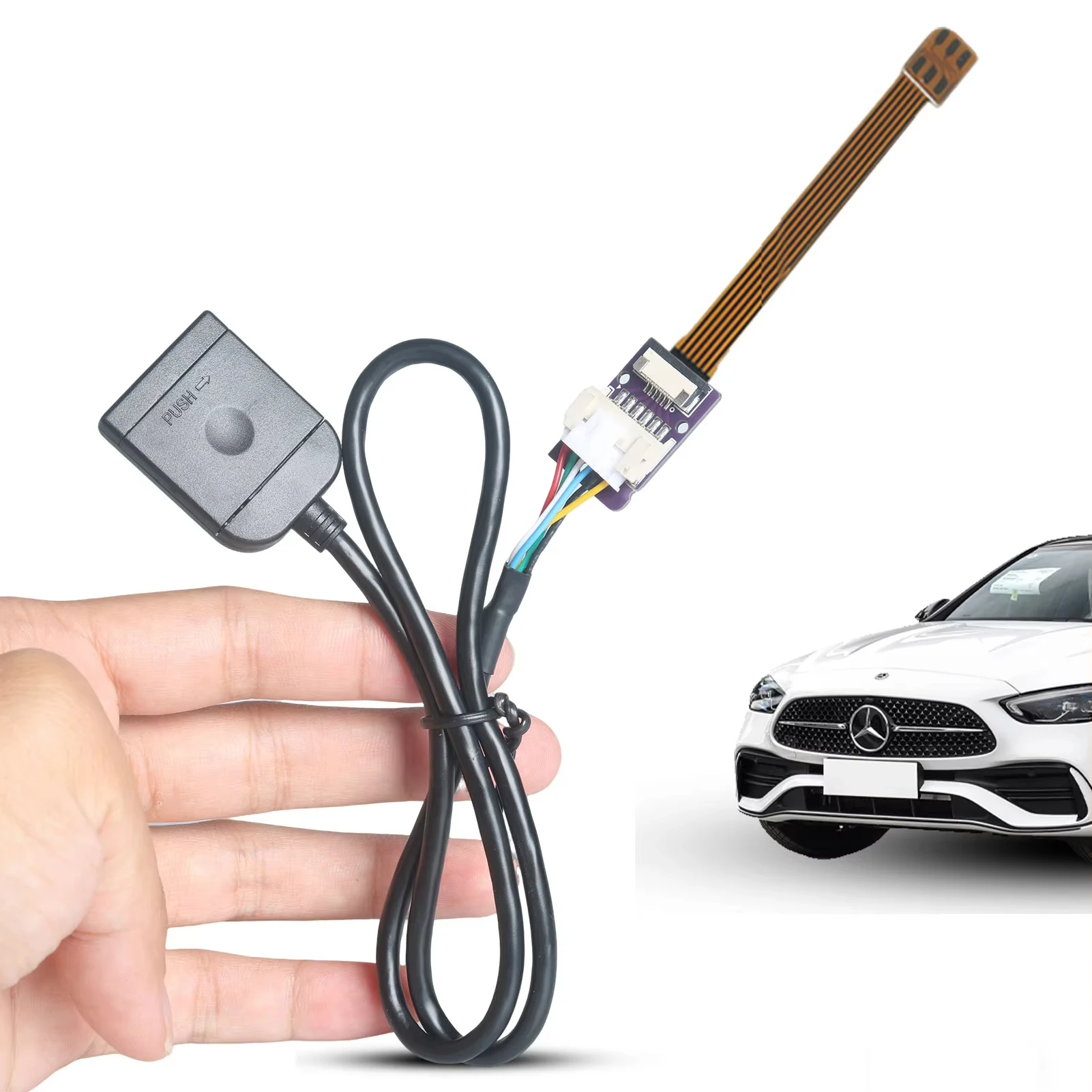 Nano SIM to Nano SIM Extension Cable, SIM Card Slot Converter Adapter Wire Harness for Android Car Multimedia GPS