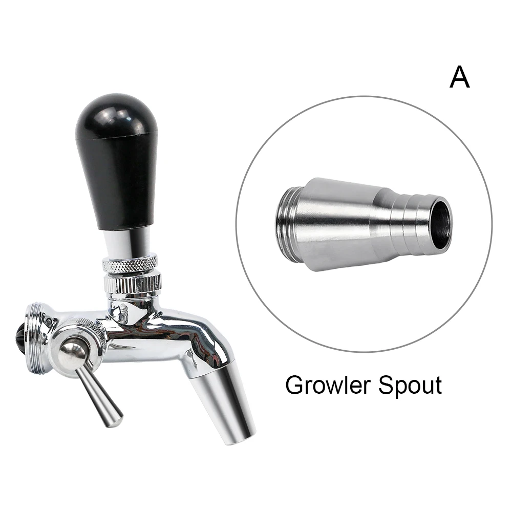 Kegland Stainless Steel Spount for G2 NUKATAP Beer Tap  Accessary Faucet Beer Brewing Homebrew