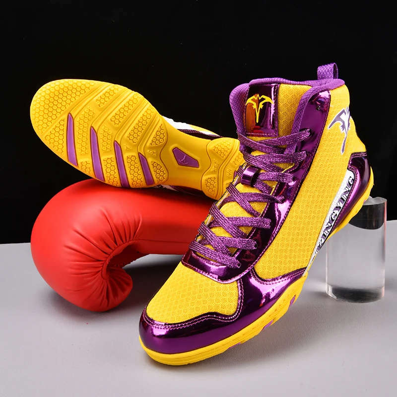 

Hot Sale Summer Breathable Unisex Comfortable Breathable Wrestling Boxing Boots Wrestling Martial Arts Shoes Boxing Sneakers