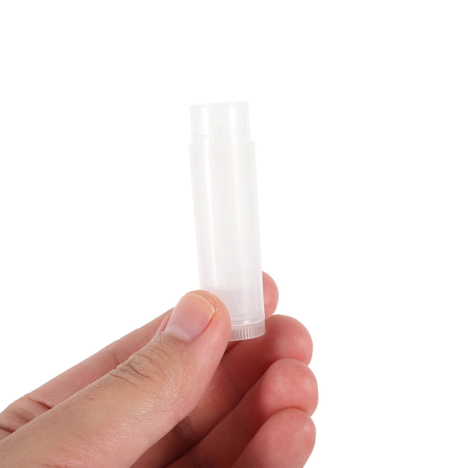 100 tubi vuoti per balsamo labbra con tappi, leggeri e resistenti, per contenere rossetti fai da te