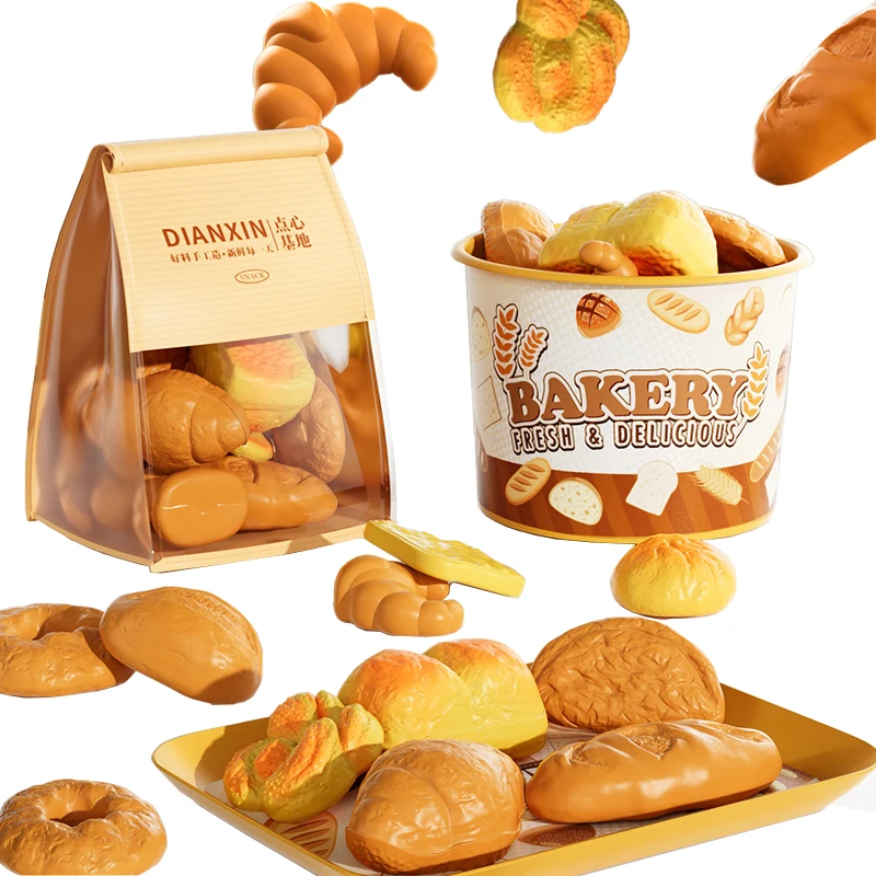 Dzieci udawaj, że bawisz się w zestawy zabawek kuchennych imitacja deser chleb jedzenie gry kuchenne zagraj w domowe zajęcia imprezowe gry zabawki dla dziewczynek