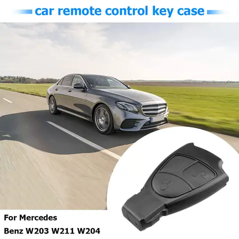 3 Buttons Car Remote Key Shell Replacement for Mercedes Benz W203 W211 W204 Car Remote Key Case Auto Accessories 10 best sales w203 interior accessories - №5