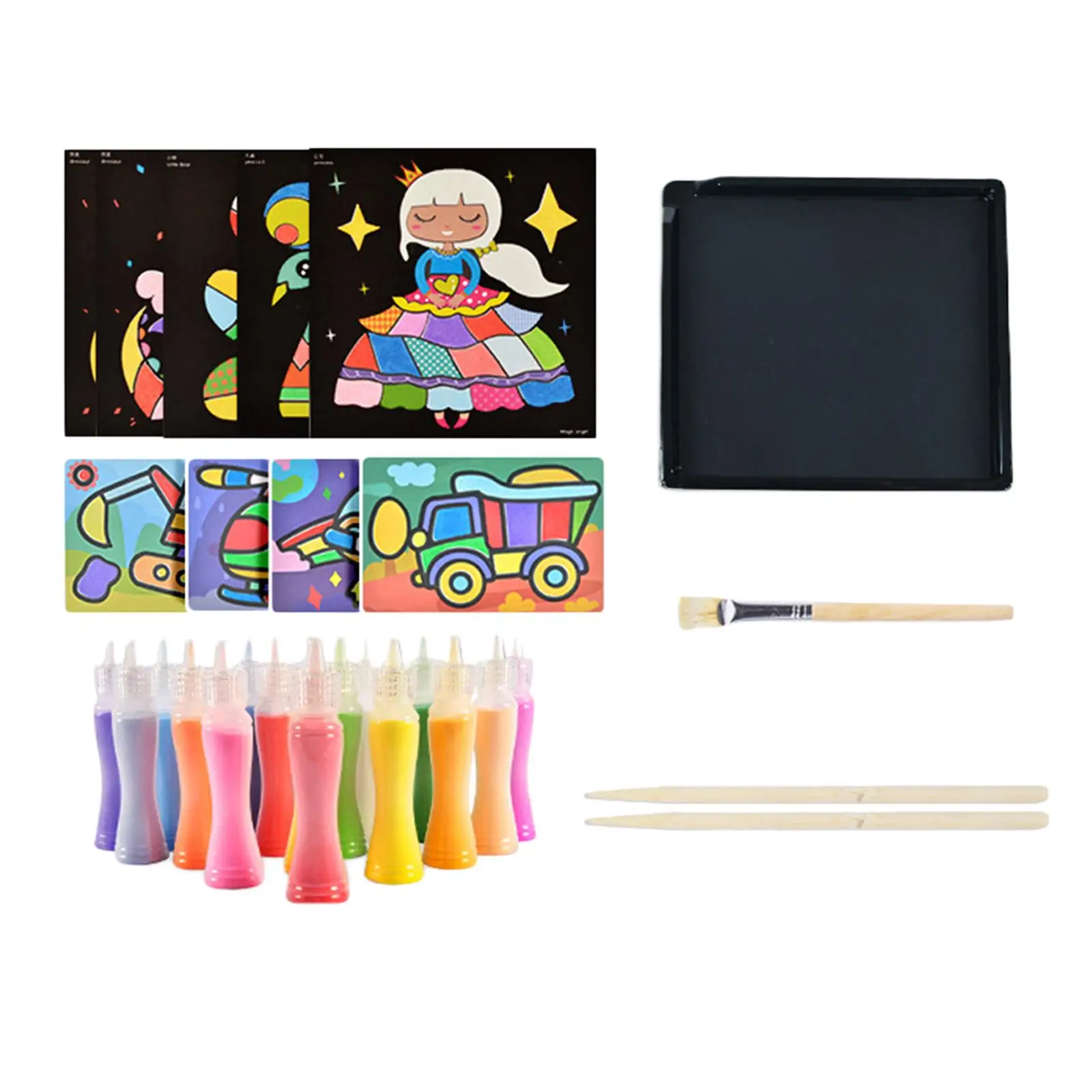 kit-d'art-du-sable-peinture-sur-sable-jouets-creatifs-tableau-de-dessin-educatif-pour-enfants-dessin-anime-apprentissage-creatif-autocollant-de-transfert