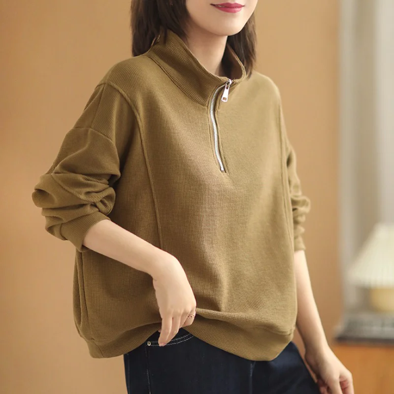 

Свободная длинная толстовка с капюшоном све, женская повседневная толстовка с капюшоном, чистый цвет, корейская версия, осень-зима, Новое поступление, топ для похудения