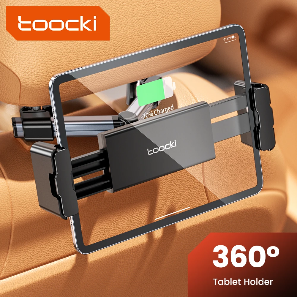 Toddler Tablet Accessories - Toocki 360° Car Back Seat Phone
