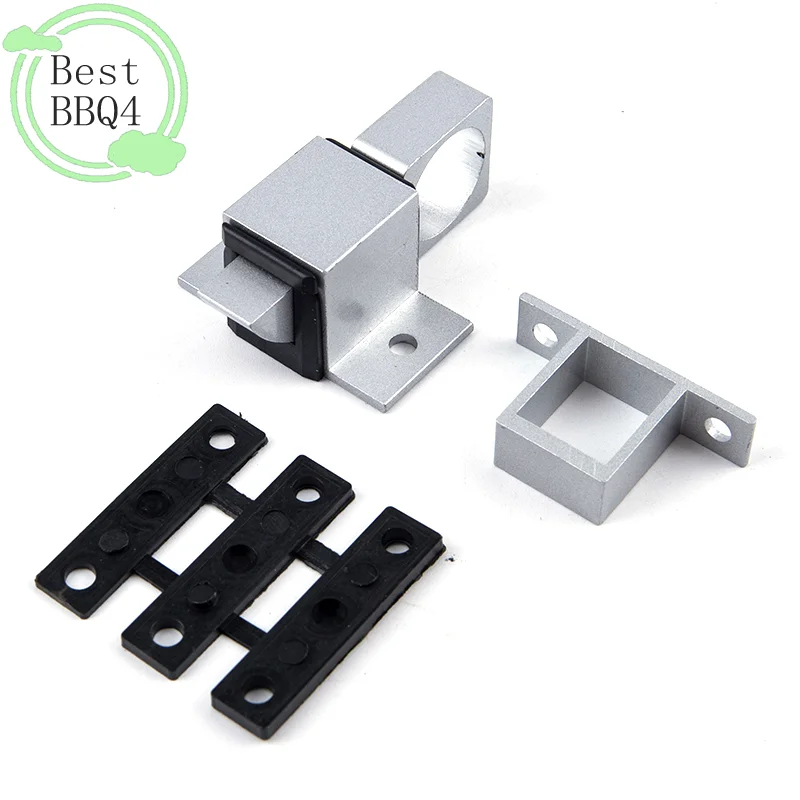 (BBQ4)Door Bolt Latch Aluminum Alloy Security Automatic Window Gate Spring Bounce Lock