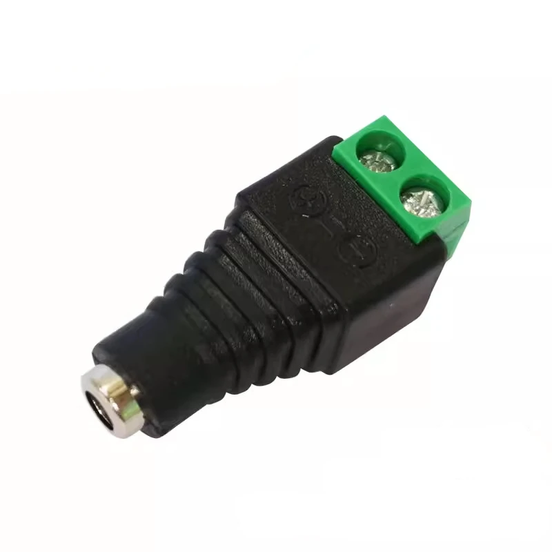 10 sztuk męskie żeńskie złącze wtykowe prądu stałego 3.5x1.35mm 1.35mm x 3.5mm nie musi spawania wtyk DC Adapter 12V 24V dla CCTV