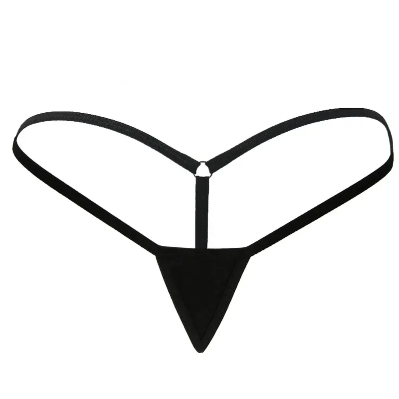 Super Mini Micro G-strings Thongs Hot Sexy Bikini Bottom Tanga T Back Women\'s Cotton Mesh Transparent Panties Lingerie Underwear