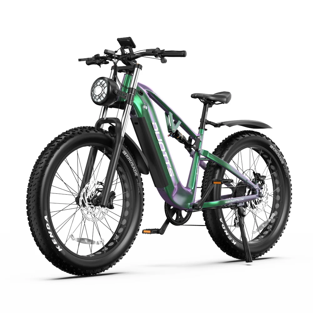 DUOTTS E26 Elektrofahrrad 48V20AH Batterie Mountainbike 26 Zoll Breitreifen Erwachsenen-Pedalunterstütztes Fahrrad