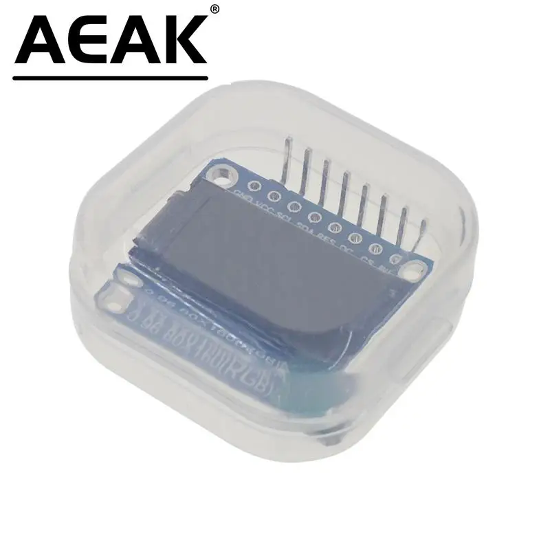 AEAK TFT Display 0.96 inch IPS 7P SPI HD 65K Full Color LCD Module ST7735 Drive IC 80*160 (Not OLED)