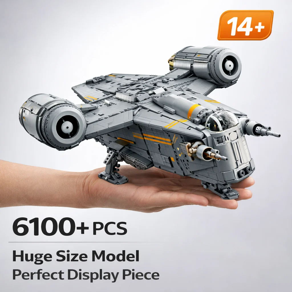

Конструктор-космический корабль MOC (6100+ деталей), модель для сборки, игрушка для демонстрации, подарок для 14+ лет, 75331