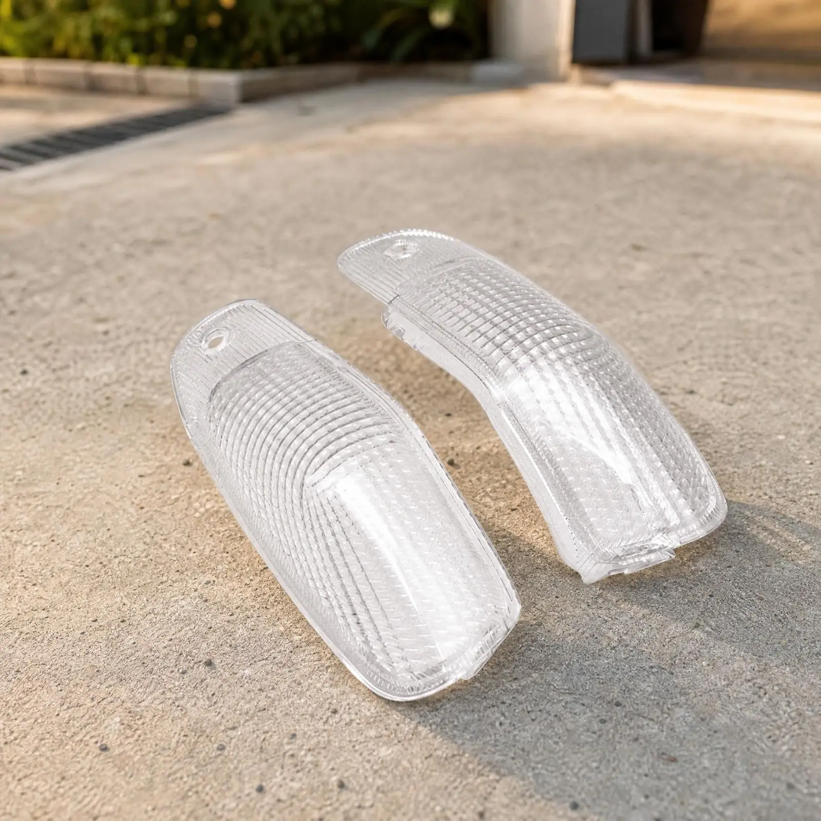 Motorcycle Front Blinker Lens Cover for ZZR400 ZZR600 ZX600E Turn Signal Light Plastic Part