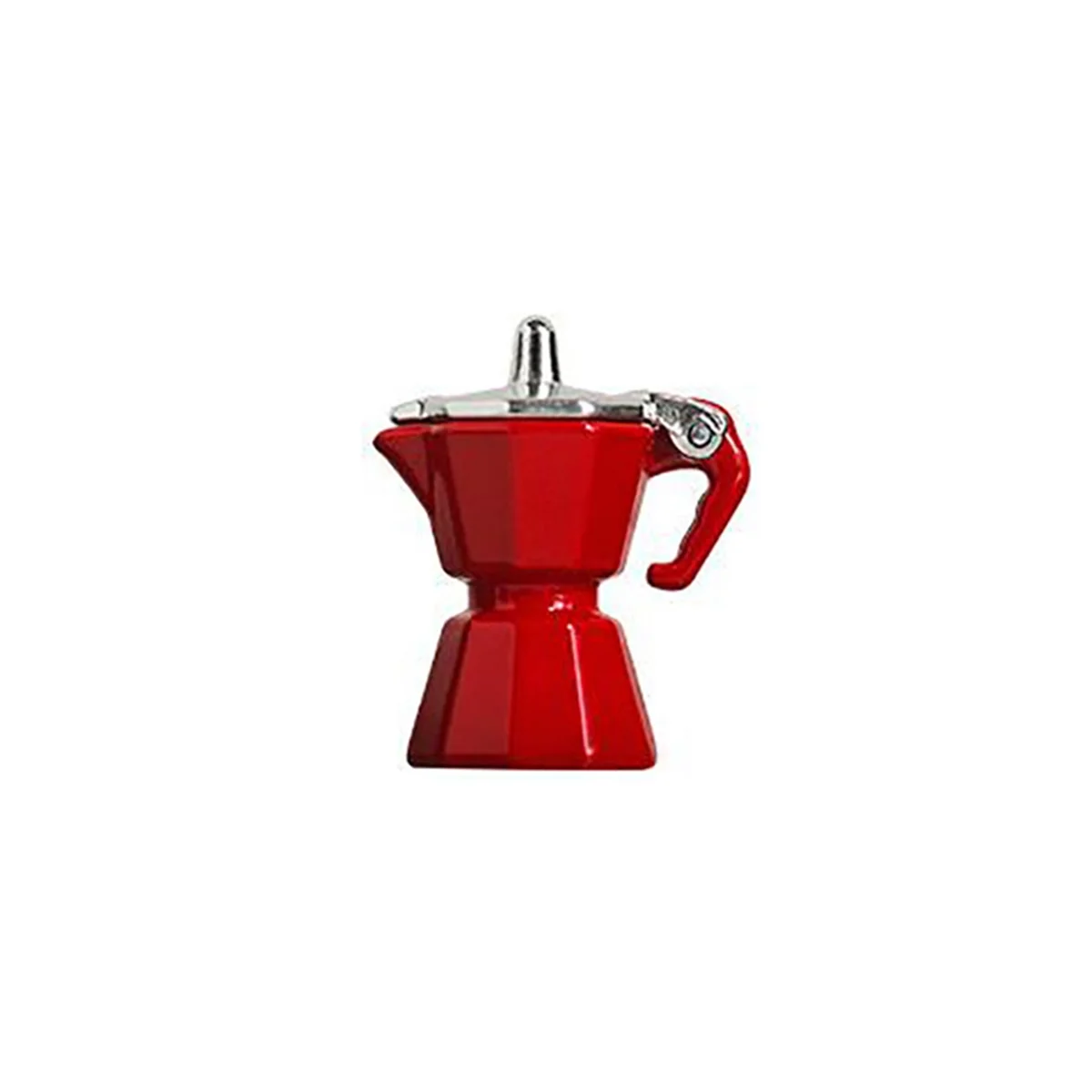 Miniature Scene Toy Simulation Mini Coffee Pot Doll House Coffee Utensils Model for Children Red