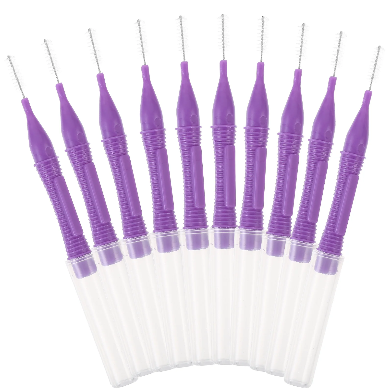 

10pcs Interdental Brush Clean Between Teeth Oral Care Tool Portable Teeth Cleaner Floss Pick Dental Accessories Blue