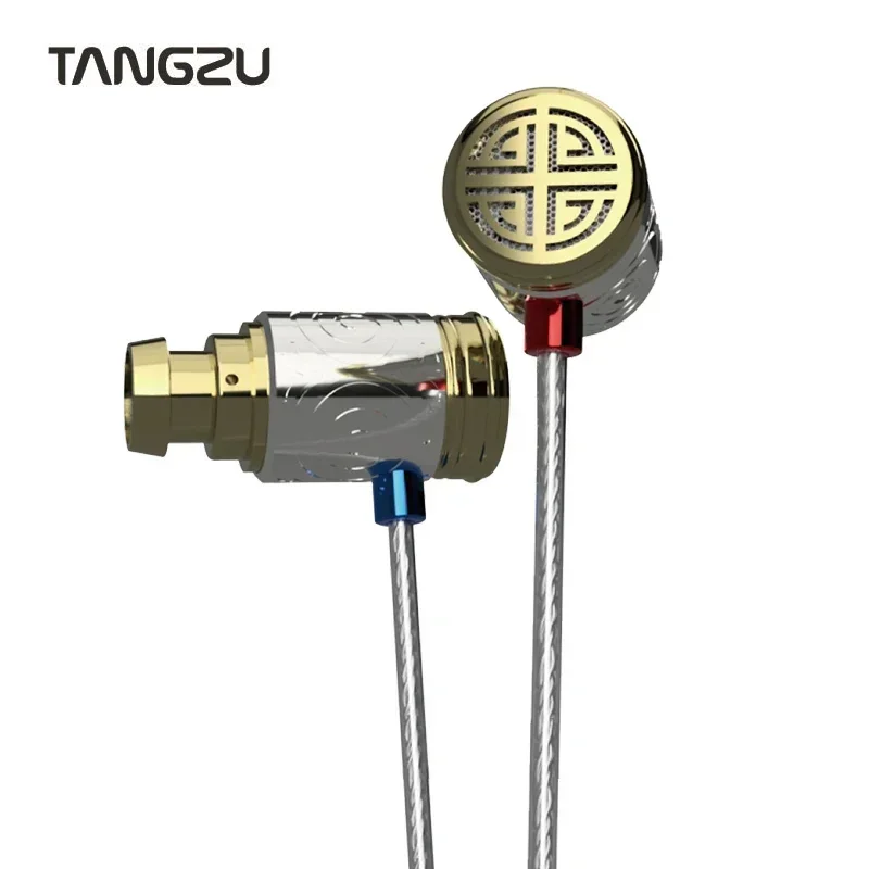 TANGZU Princess Changle 3.5mm Plug Metal Earbud 6mm Dynamic Unit Audio Microphone In-ear Earphone Monitor Music Game Headset IEM