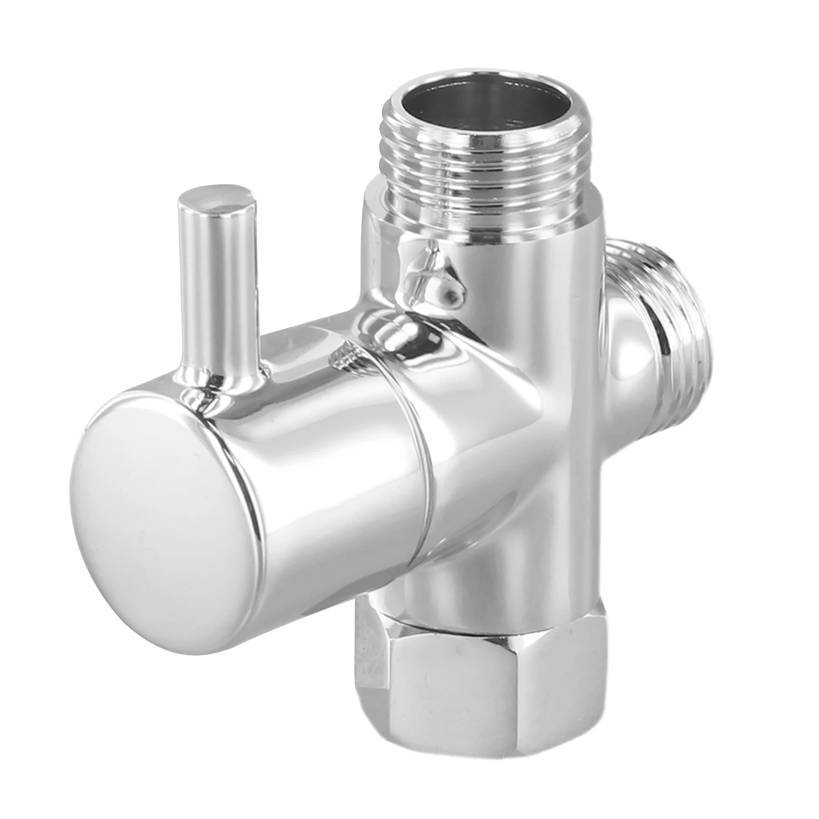 Accessory Equipment Supply Diverter Valve Replacement Rotating joint Shower Head T-Adapter Chrome Plated Brass